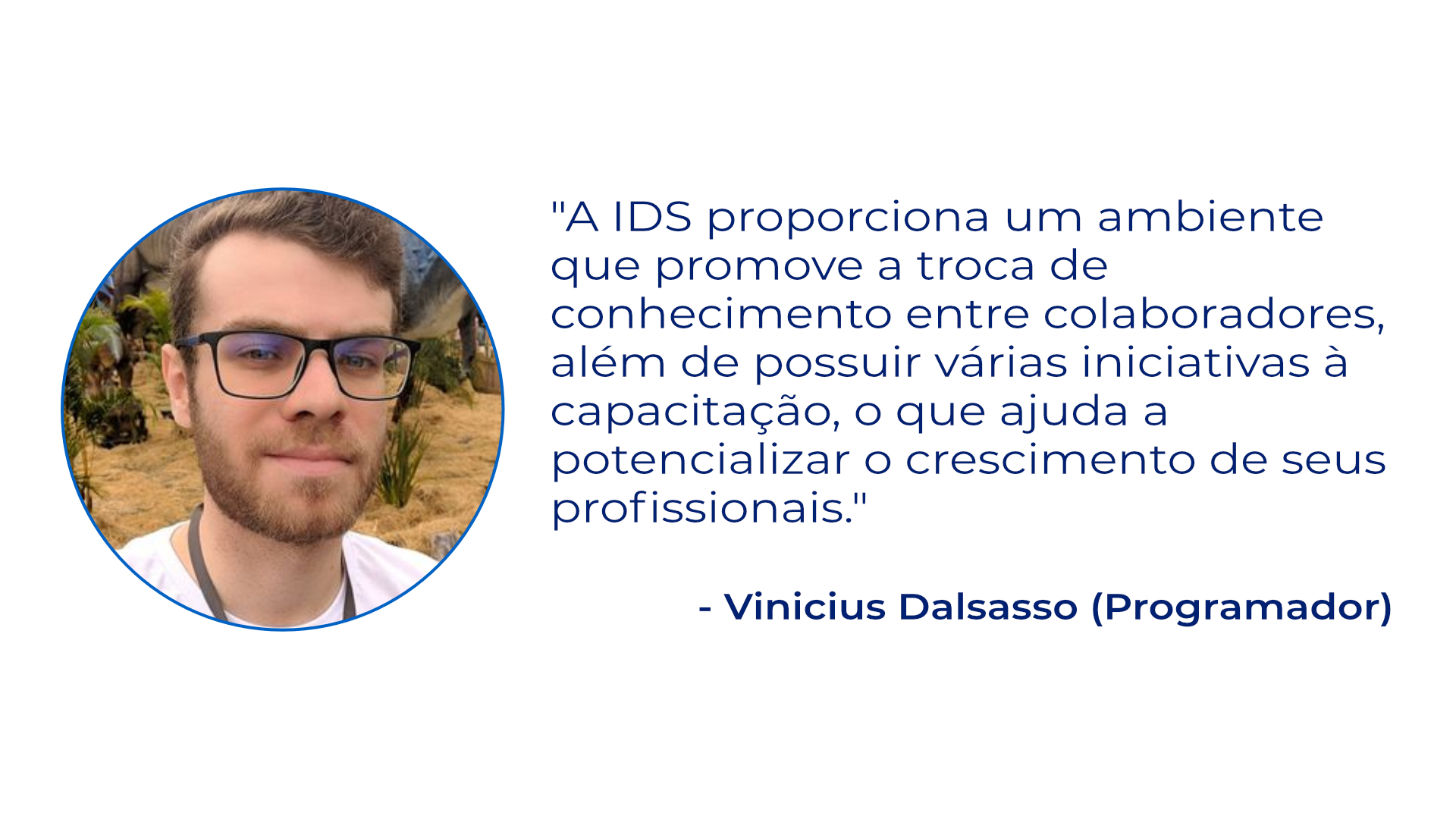 Fala do colaborador Vinicius Dalsasso.
